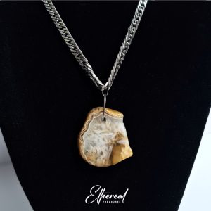 Agate - Stainless Steel Chain