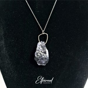 Iolite - Stainless Steel Chain